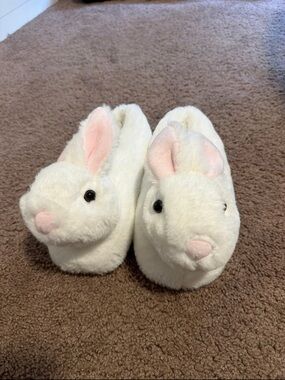 Funziez! Funny Animal Slippers House Shoes Bunny Furry Plush Shoes